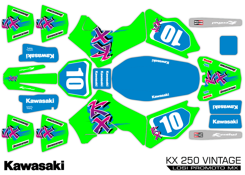 KAWAZAKI KX 250 VINATGE