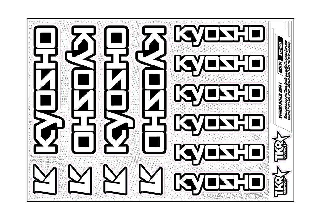 KYOSHO A5 STOCK SHEET