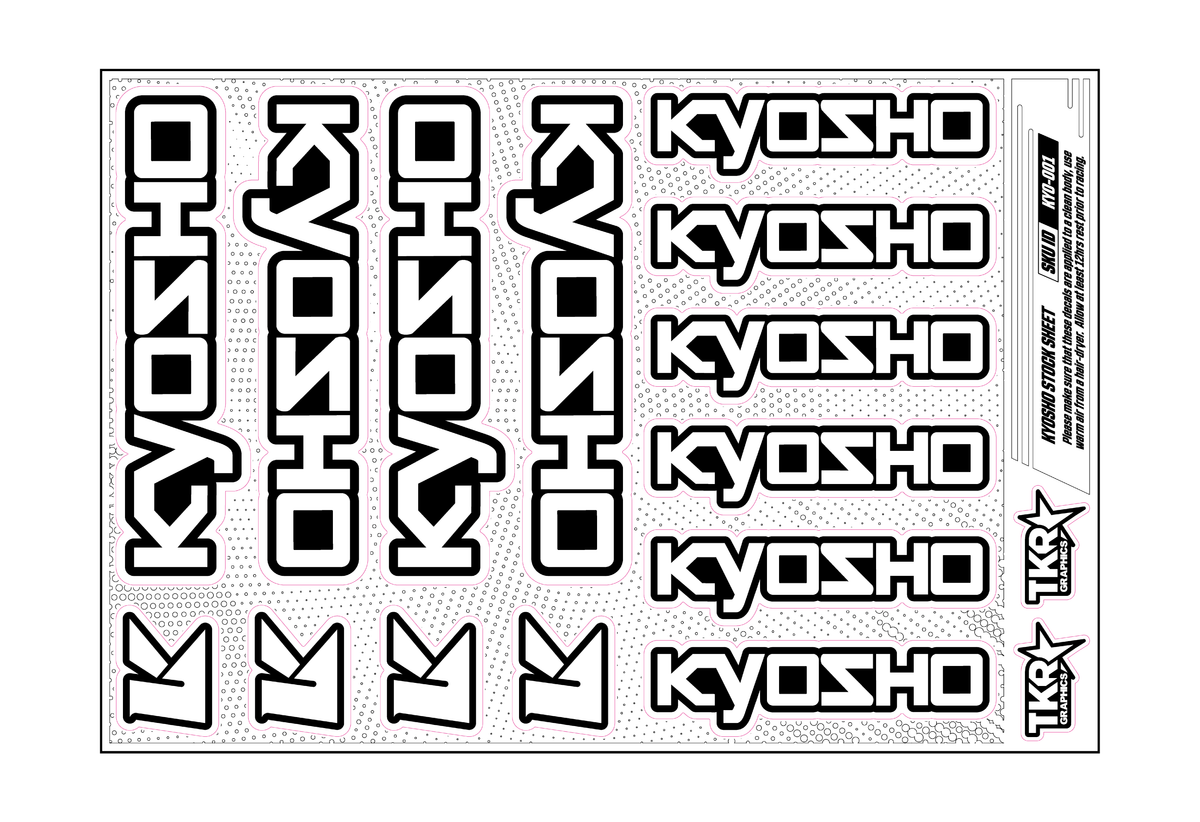KYOSHO A5 STOCK SHEET