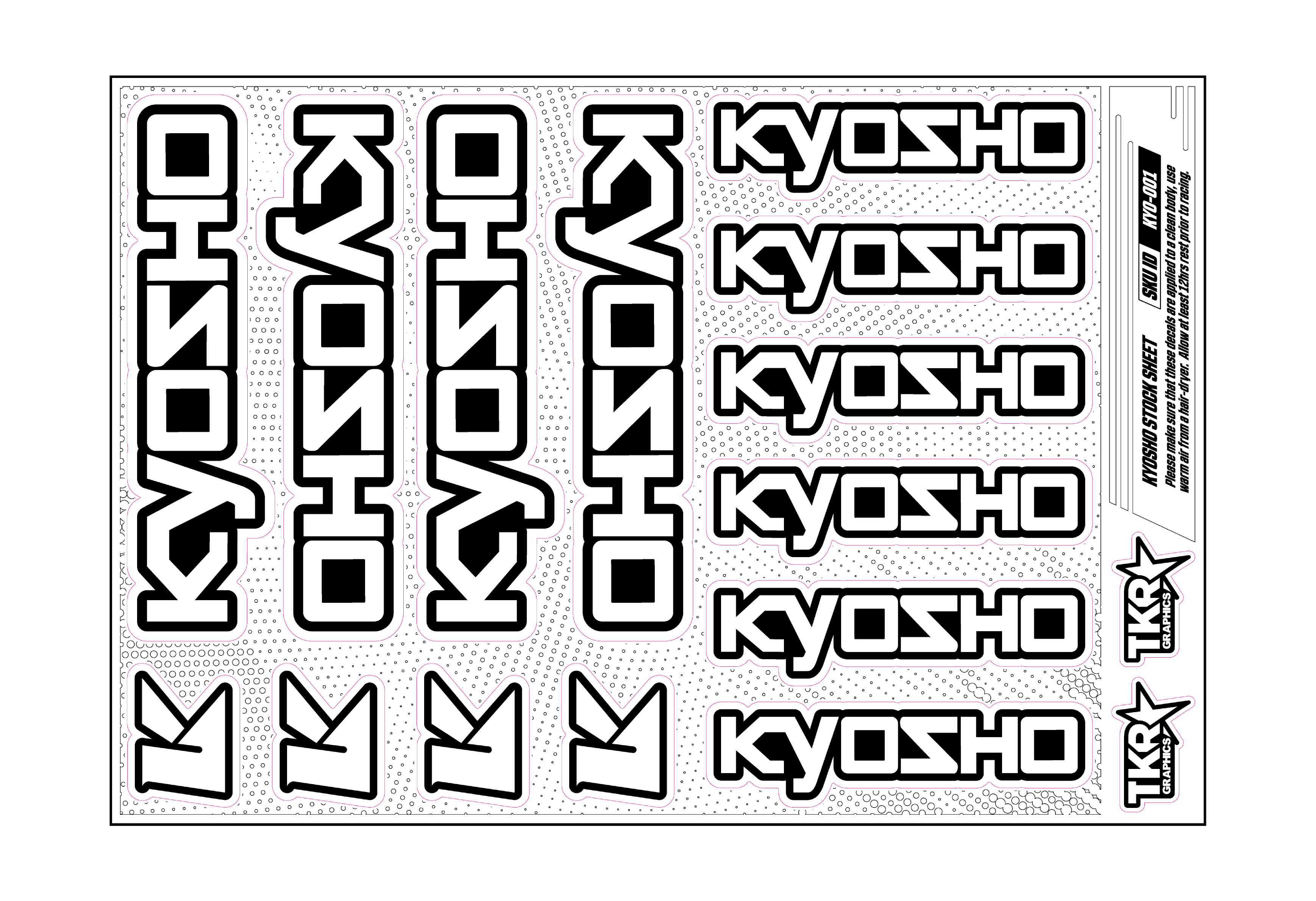 KYOSHO A5 STOCK SHEET