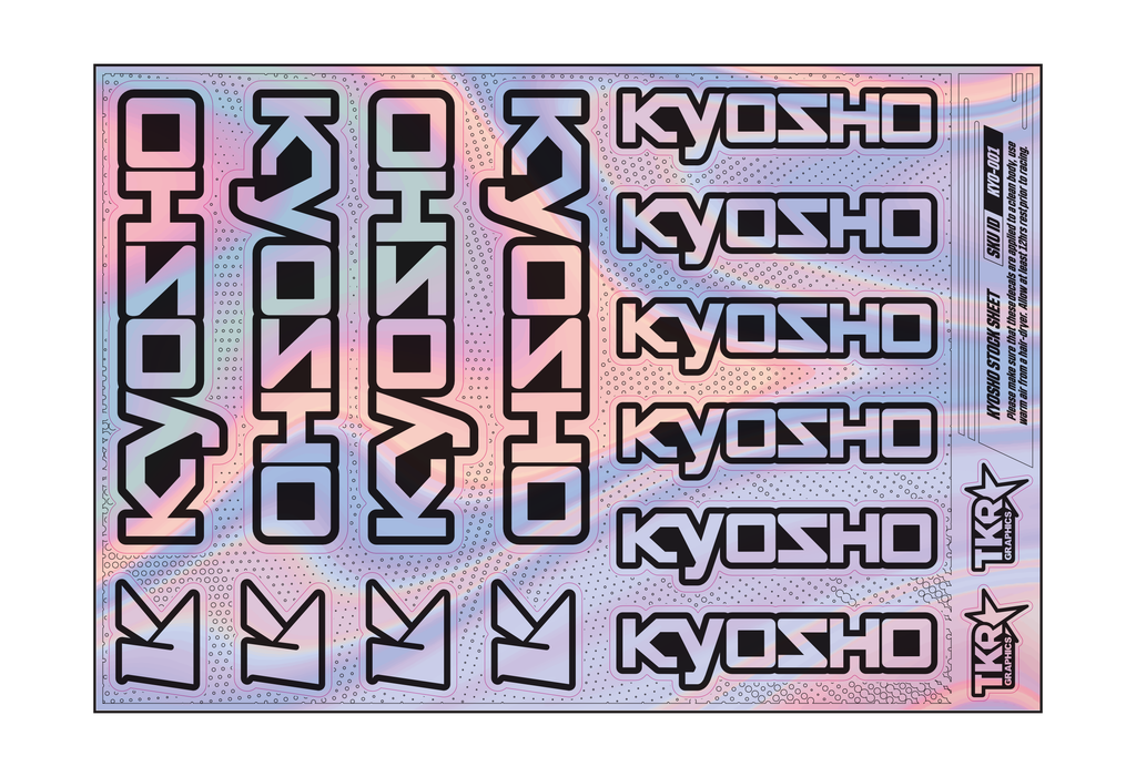 HOLOGRAPHIC KYOSHO A5 STOCK SHEET