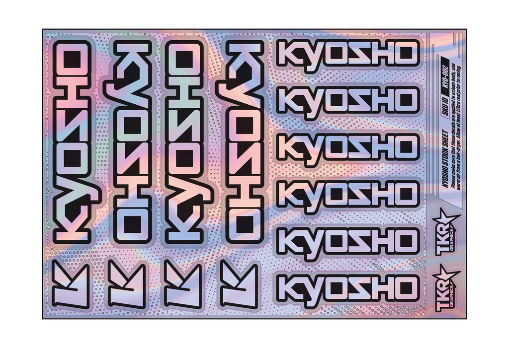 HOLOGRAPHIC KYOSHO A5 STOCK SHEET