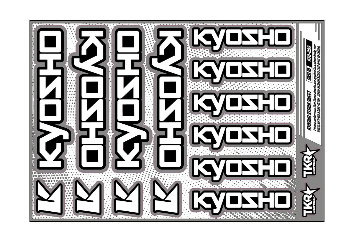 KYOSHO A5 STOCK SHEET