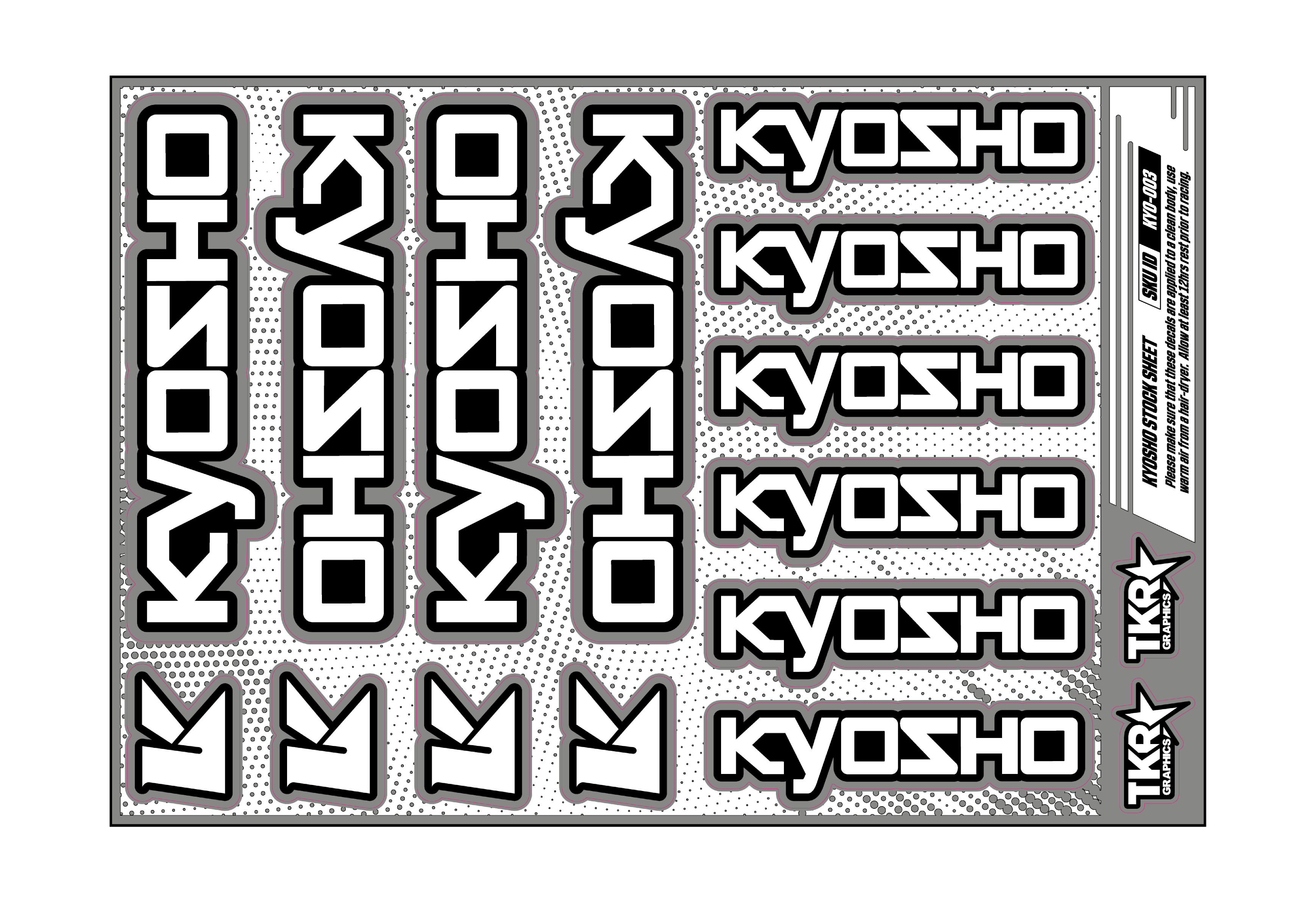 KYOSHO A5 STOCK SHEET