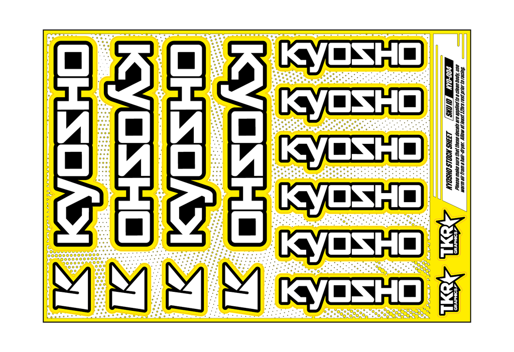 KYOSHO A5 STOCK SHEET