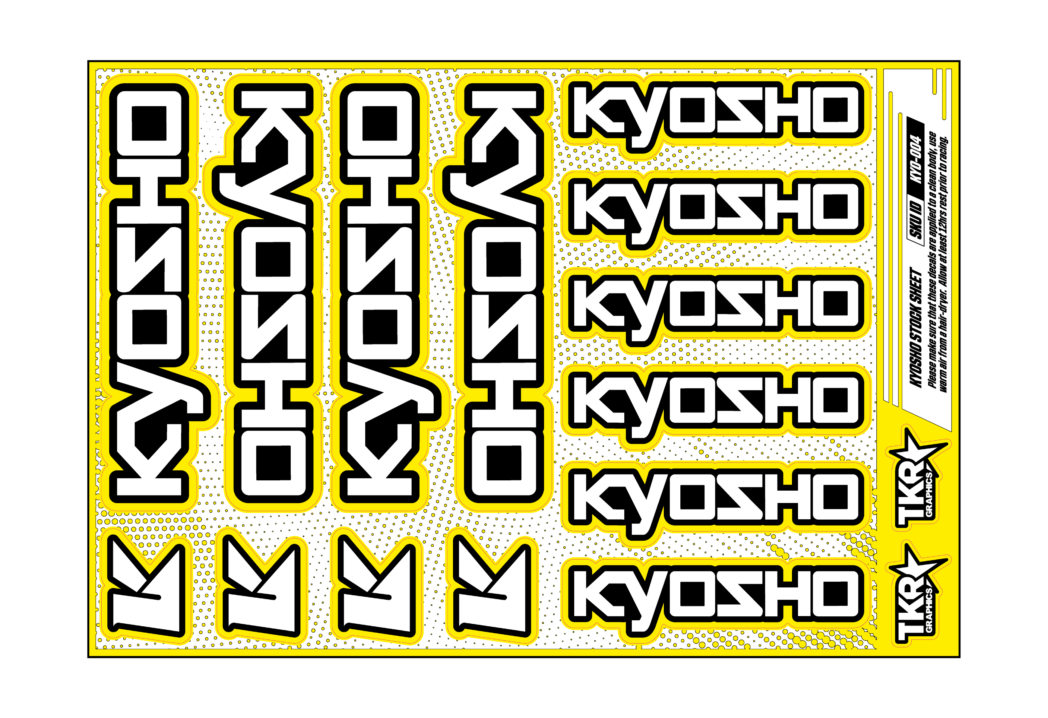 KYOSHO A5 STOCK SHEET