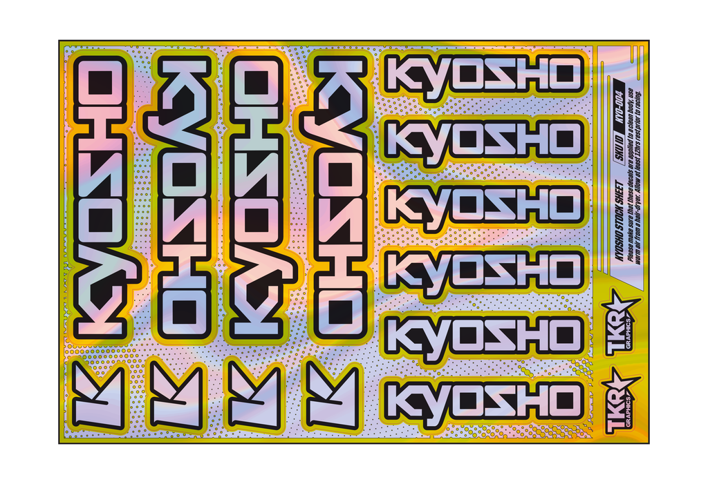 HOLOGRAPHIC KYOSHO A5 STOCK SHEET