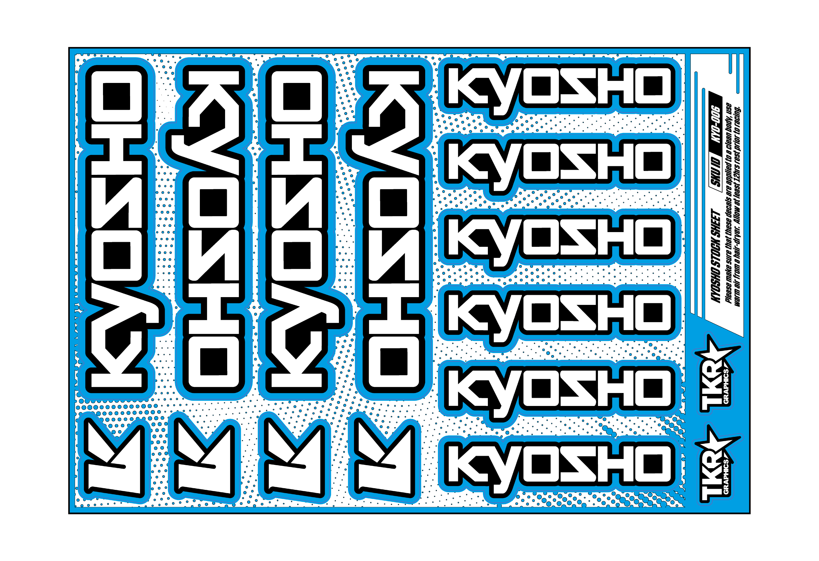 KYOSHO A5 STOCK SHEET
