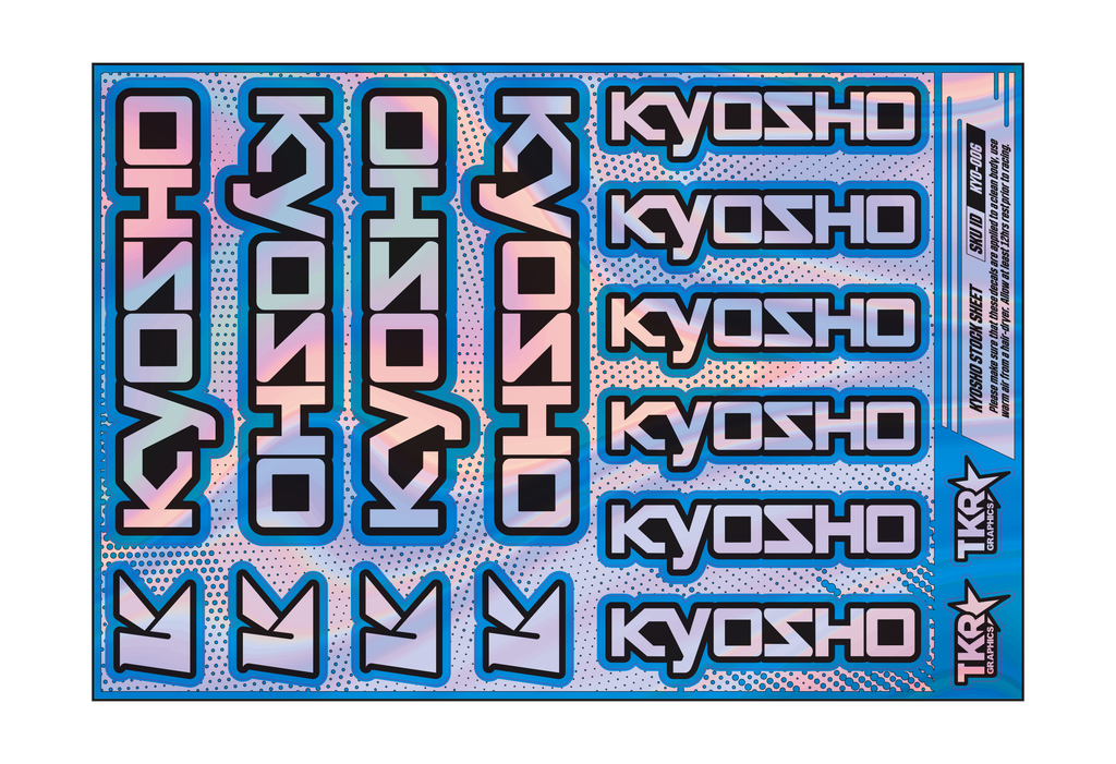 HOLOGRAPHIC KYOSHO A5 STOCK SHEET