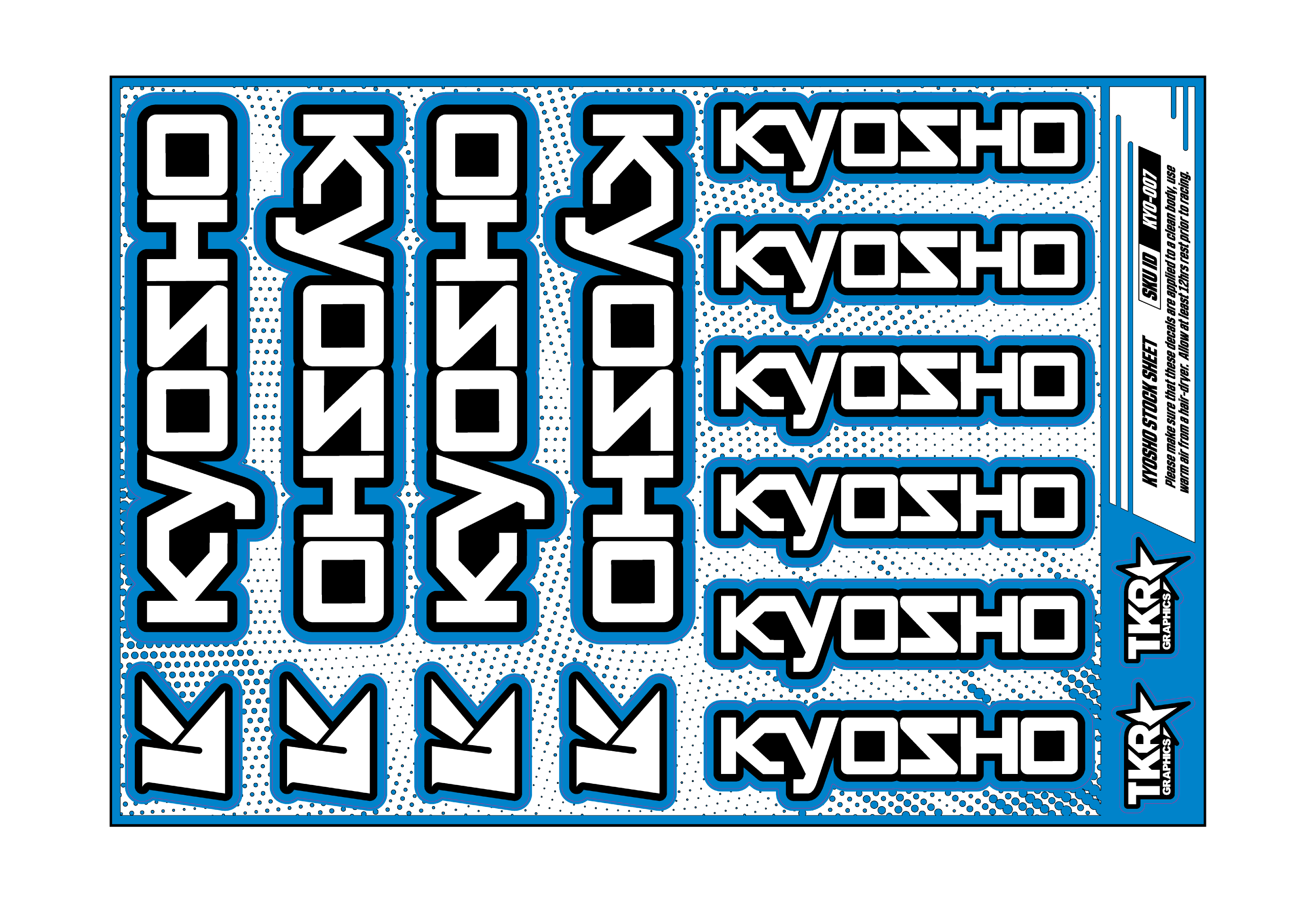 KYOSHO A5 STOCK SHEET