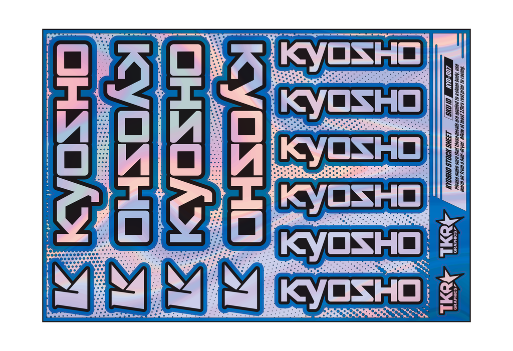 HOLOGRAPHIC KYOSHO A5 STOCK SHEET