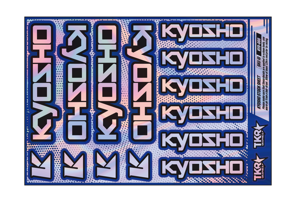 HOLOGRAPHIC KYOSHO A5 STOCK SHEET