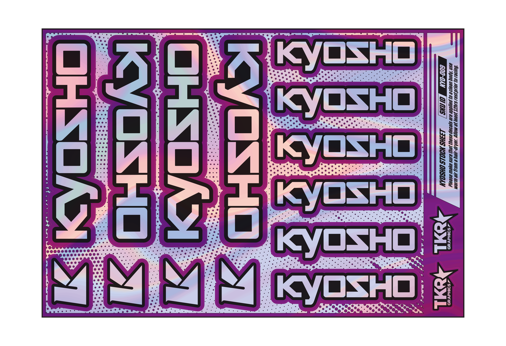HOLOGRAPHIC KYOSHO A5 STOCK SHEET