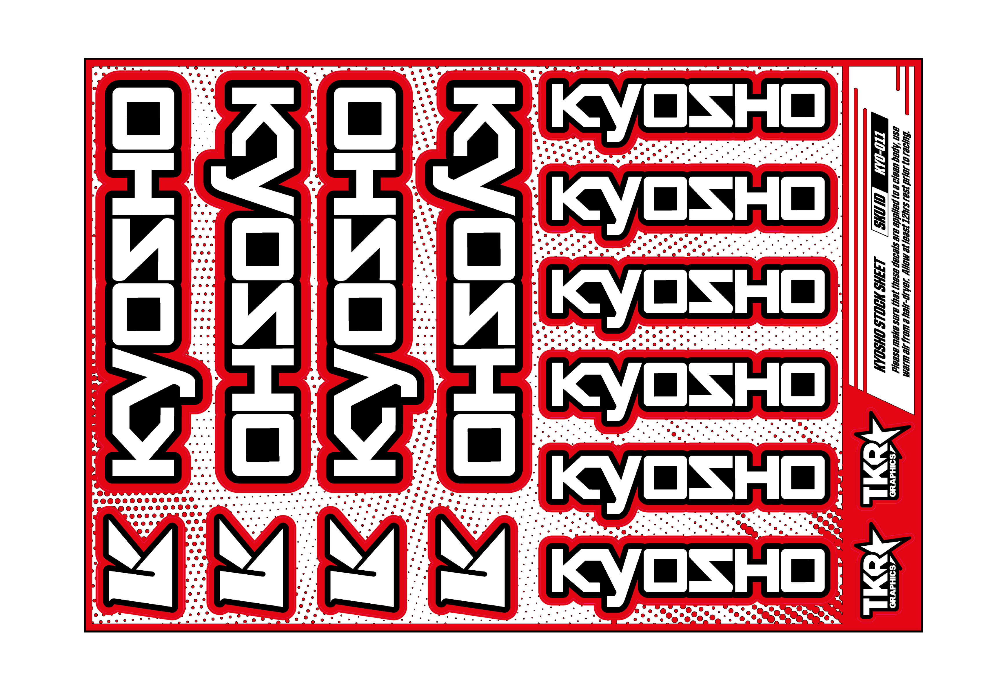 KYOSHO A5 STOCK SHEET