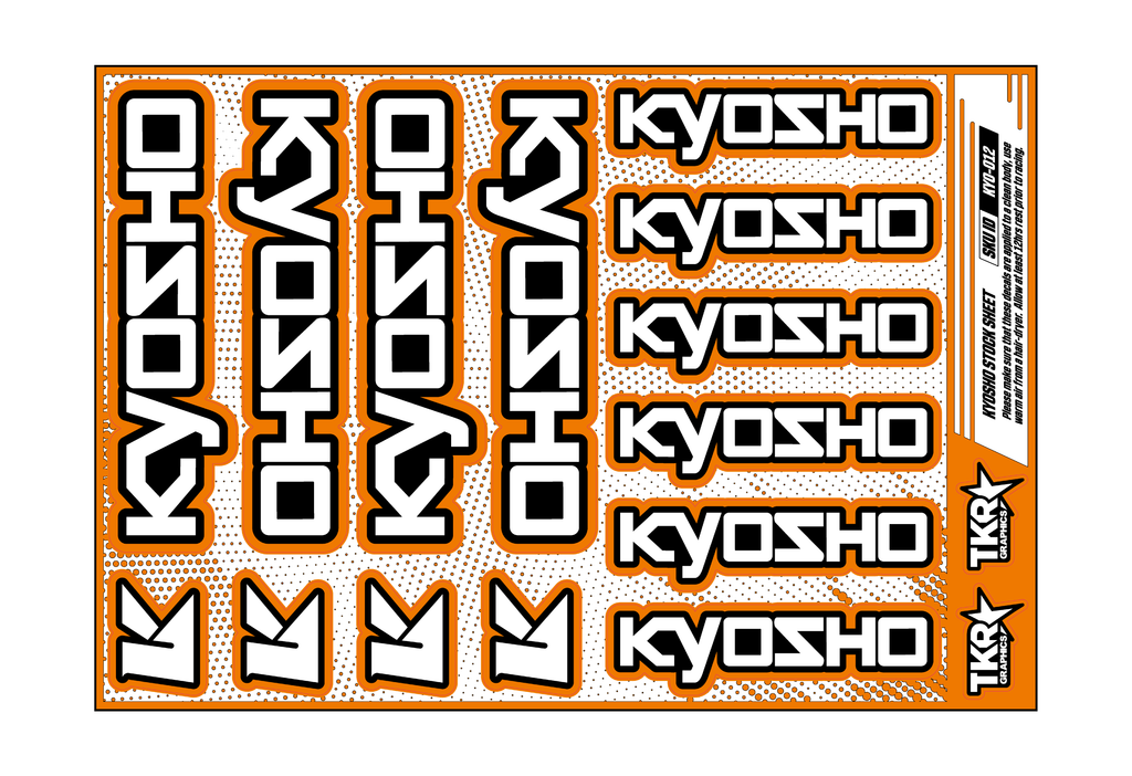 KYOSHO A5 STOCK SHEET