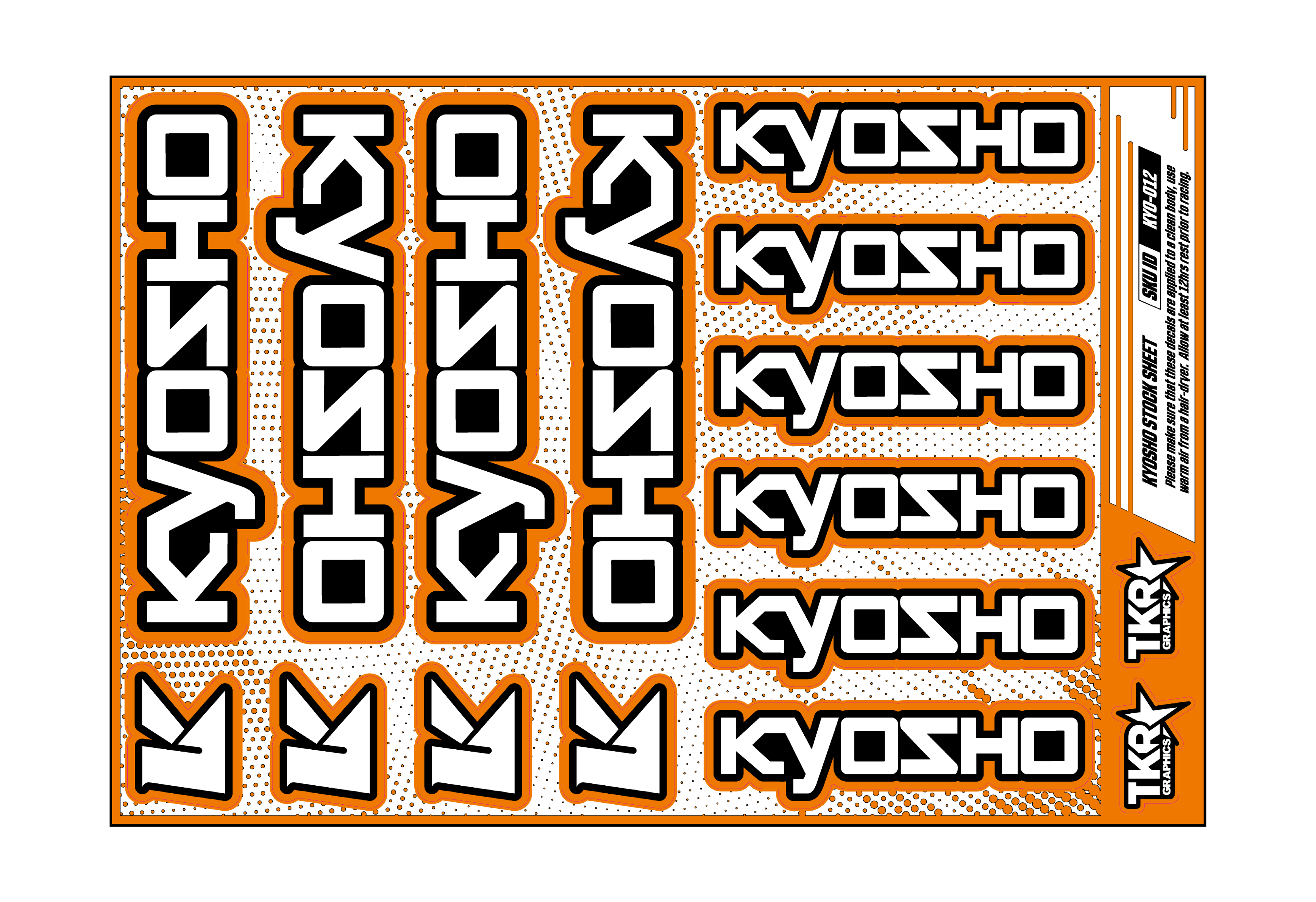 KYOSHO A5 STOCK SHEET
