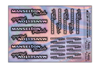 HOLOGRAPHIC MANSELTON MODELS A5 STOCK SHEET
