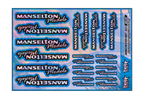 HOLOGRAPHIC MANSELTON MODELS A5 STOCK SHEET