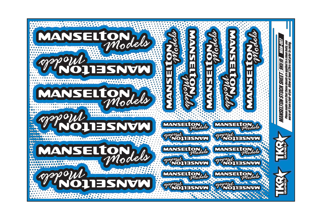 MANSELTON MODELS A5 STOCK SHEET
