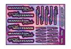 HOLOGRAPHIC MANSELTON MODELS A5 STOCK SHEET