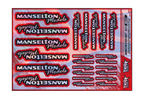 HOLOGRAPHIC MANSELTON MODELS A5 STOCK SHEET