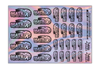 HOLOGRAPHIC MATRIX TYRES A5 STOCK SHEET