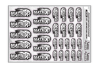 MATRIX TYRES A5 STOCK SHEET