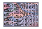 HOLOGRAPHIC MATRIX TYRES A5 STOCK SHEET