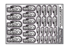 MATRIX TYRES A5 STOCK SHEET