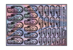 HOLOGRAPHIC MATRIX TYRES A5 STOCK SHEET