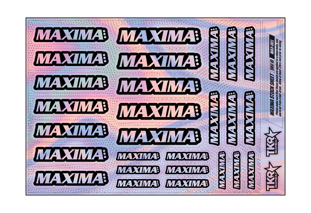 HOLOGRAPHIC MAXIMA A5 STOCK SHEET