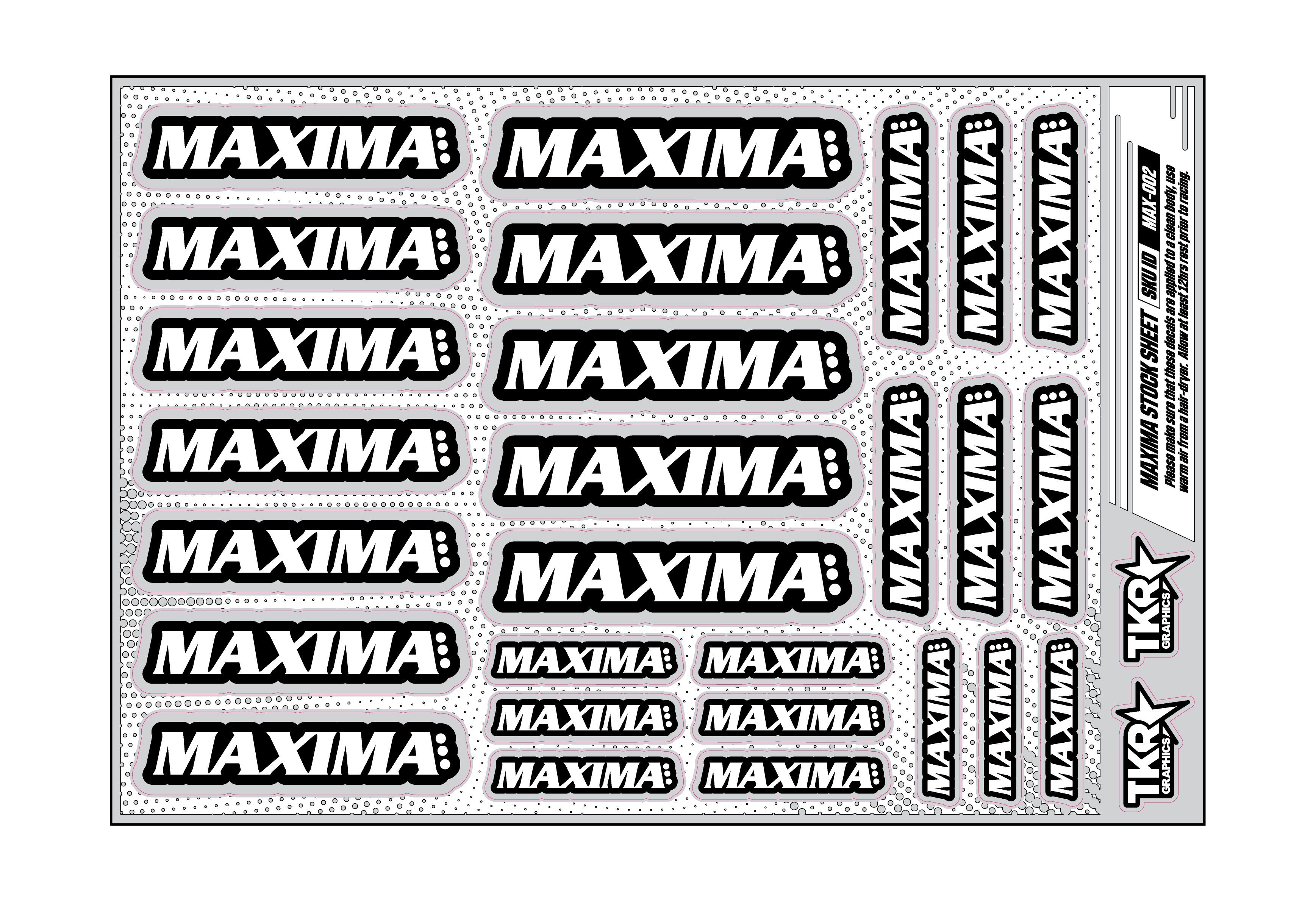 MAXIMA A5 STOCK SHEET