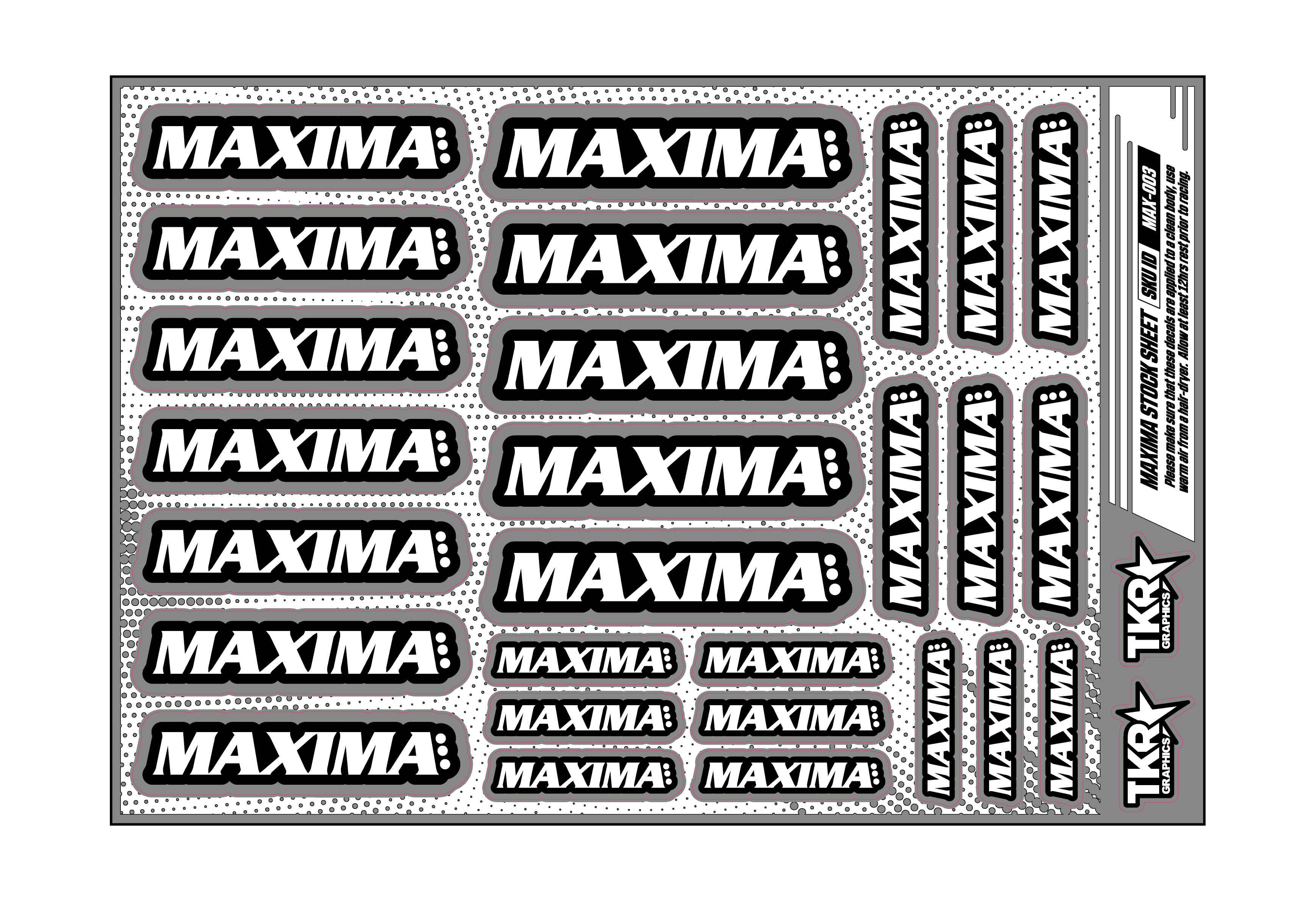 MAXIMA A5 STOCK SHEET