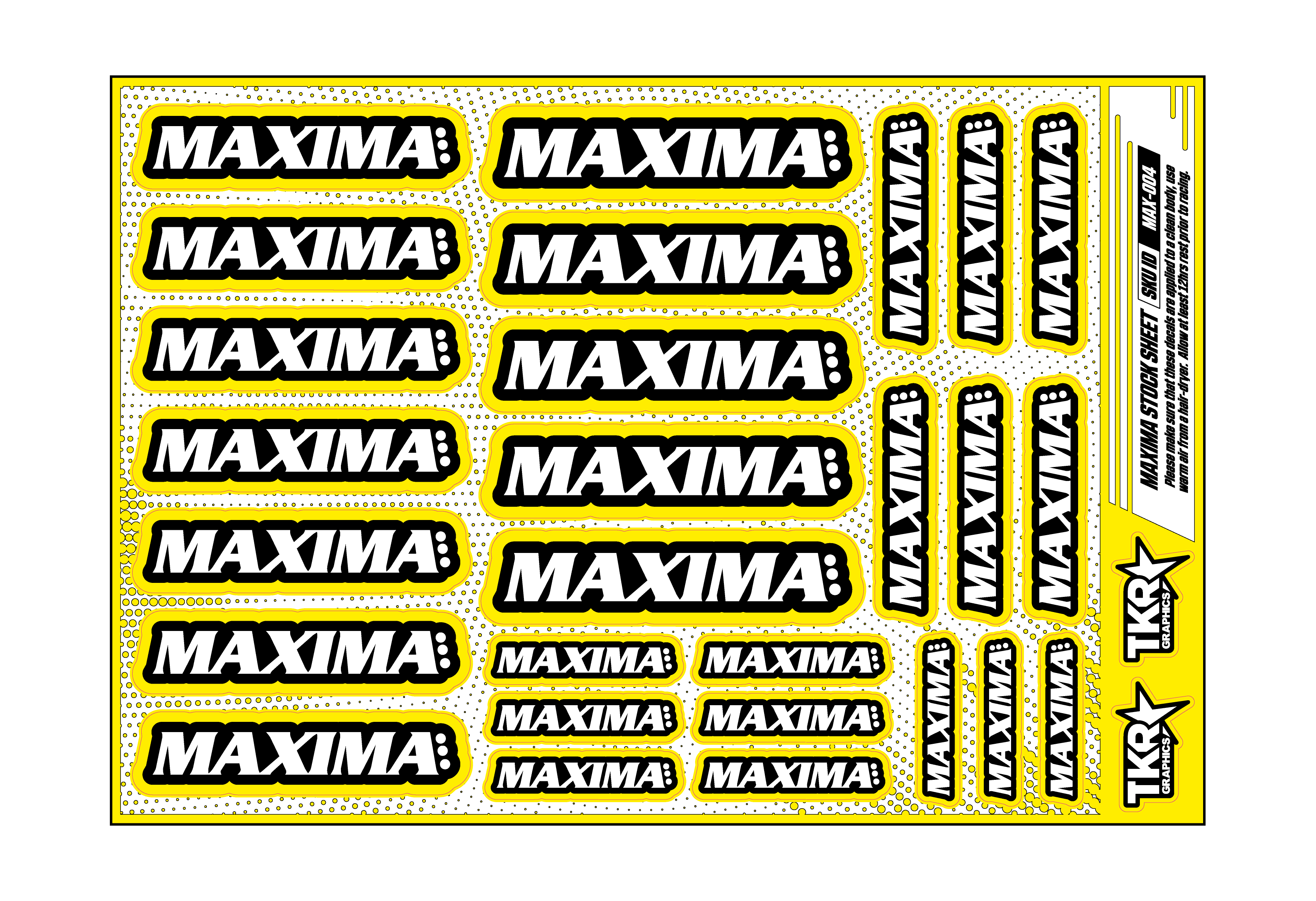 MAXIMA A5 STOCK SHEET