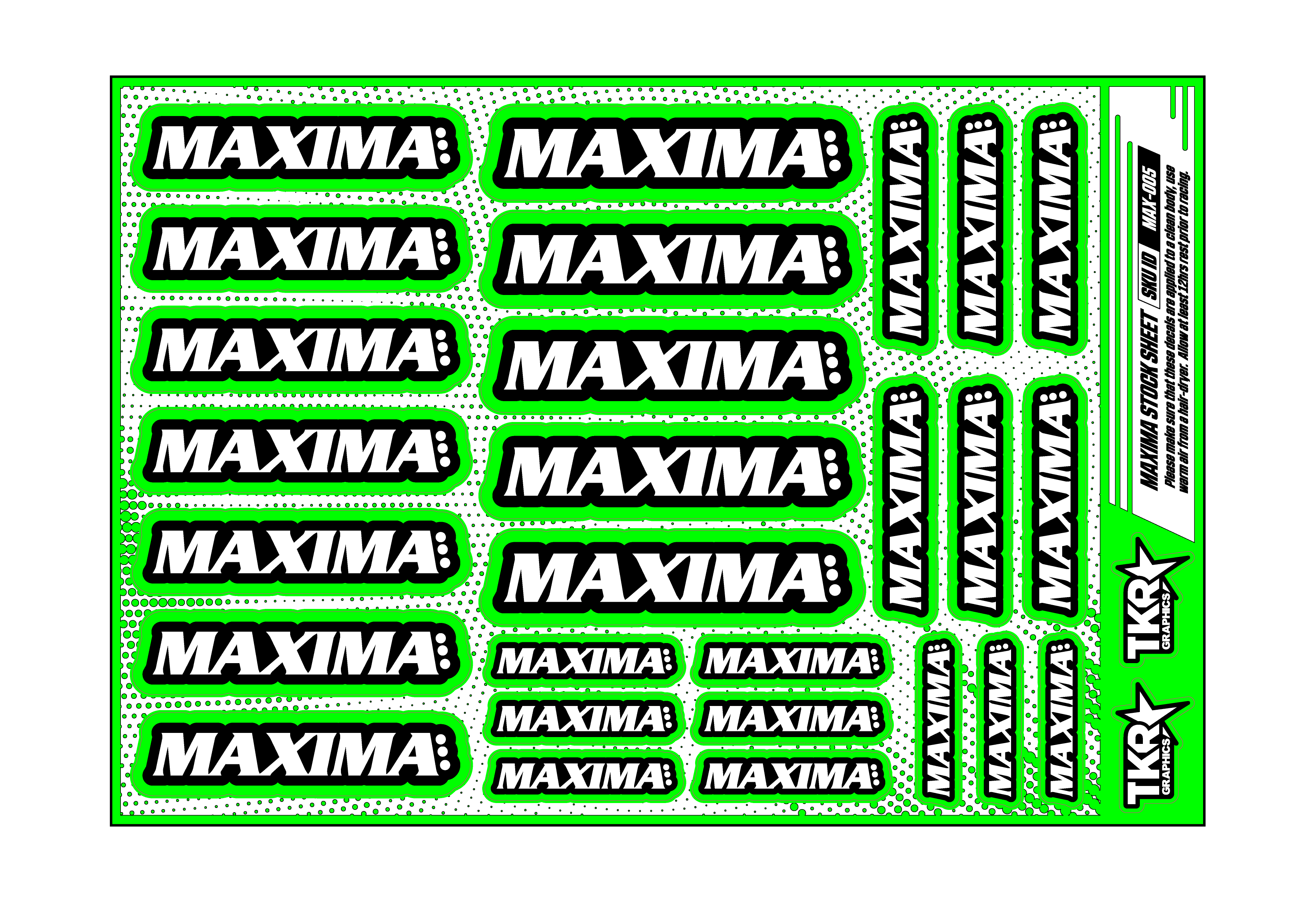 MAXIMA A5 STOCK SHEET