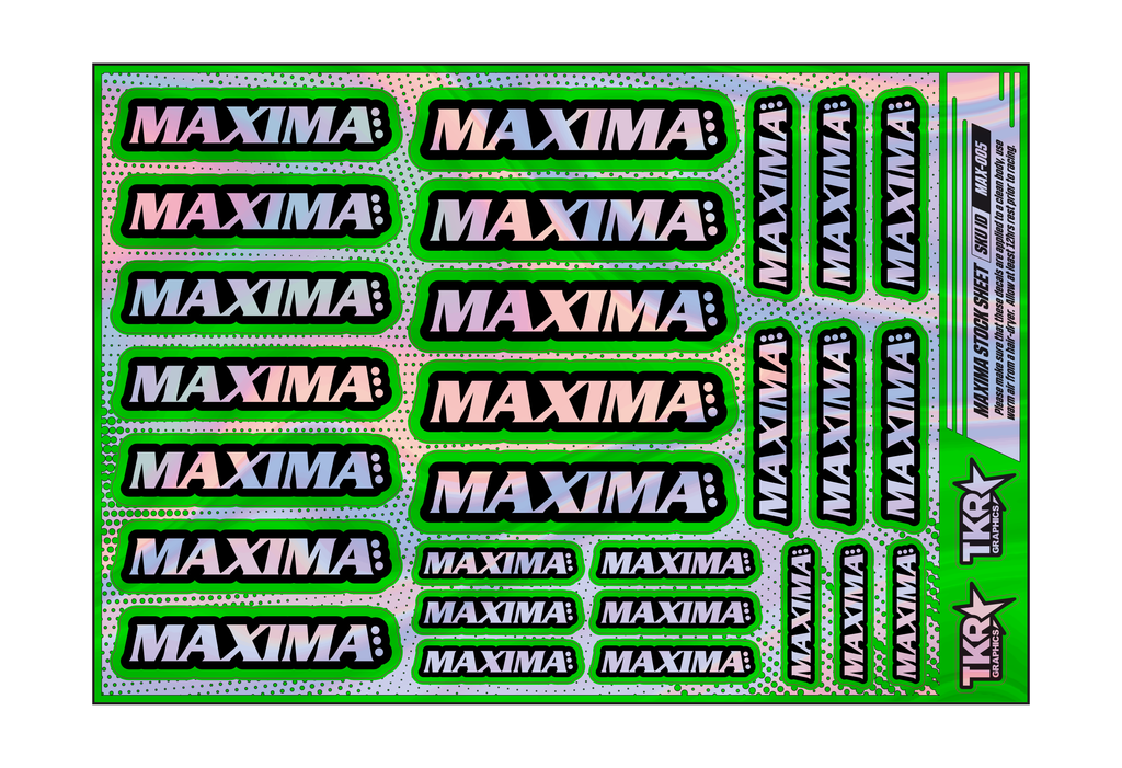 HOLOGRAPHIC MAXIMA A5 STOCK SHEET