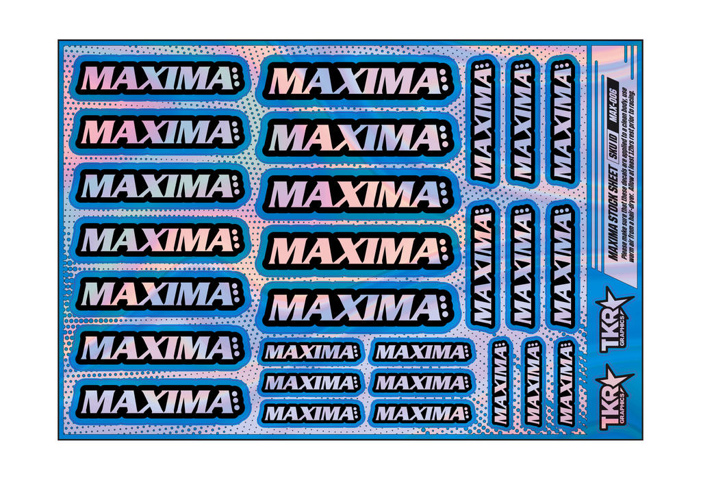 HOLOGRAPHIC MAXIMA A5 STOCK SHEET
