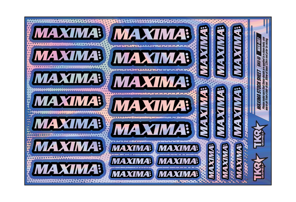 HOLOGRAPHIC MAXIMA A5 STOCK SHEET