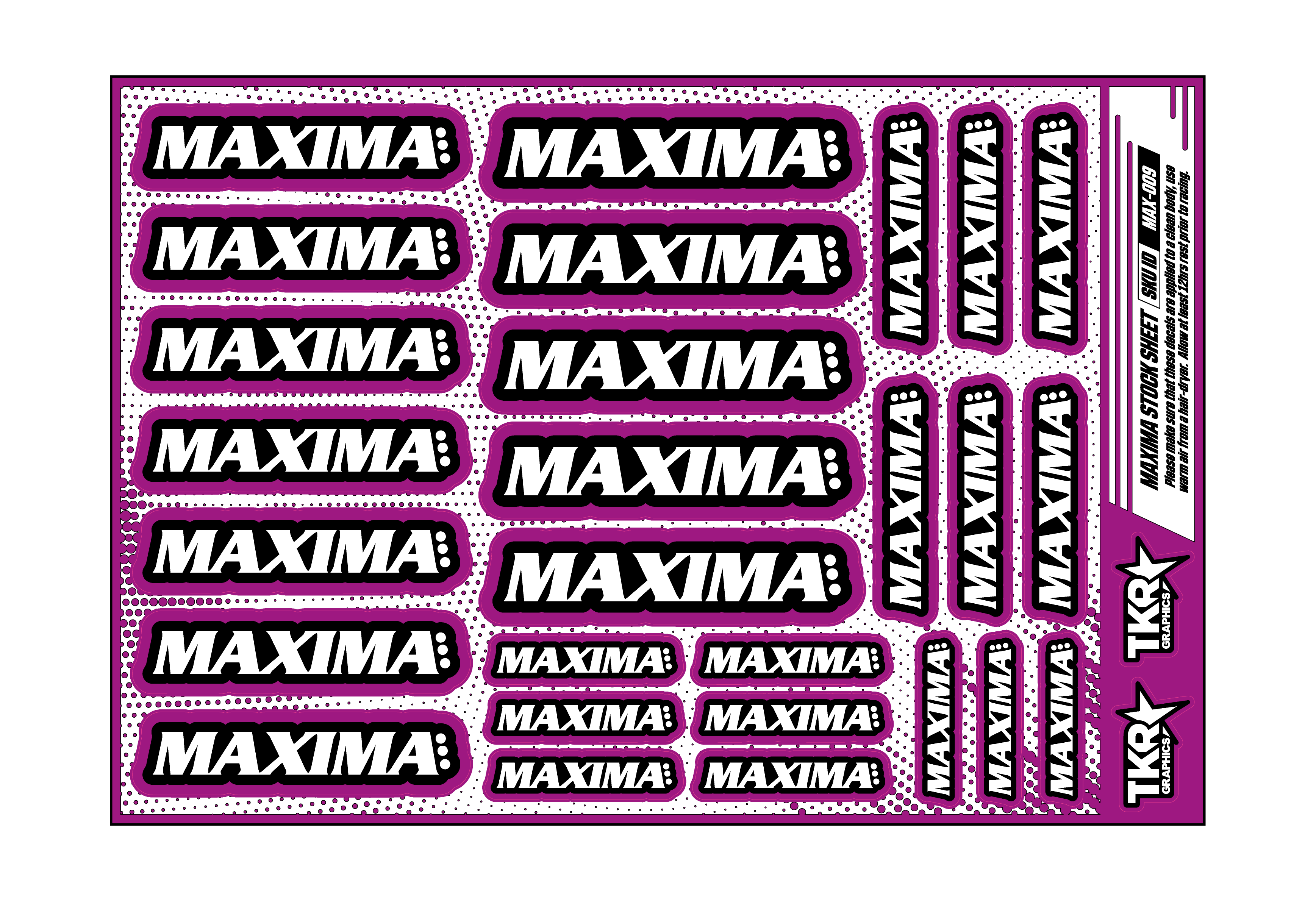 MAXIMA A5 STOCK SHEET