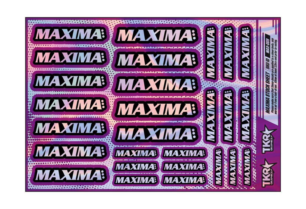 HOLOGRAPHIC MAXIMA A5 STOCK SHEET