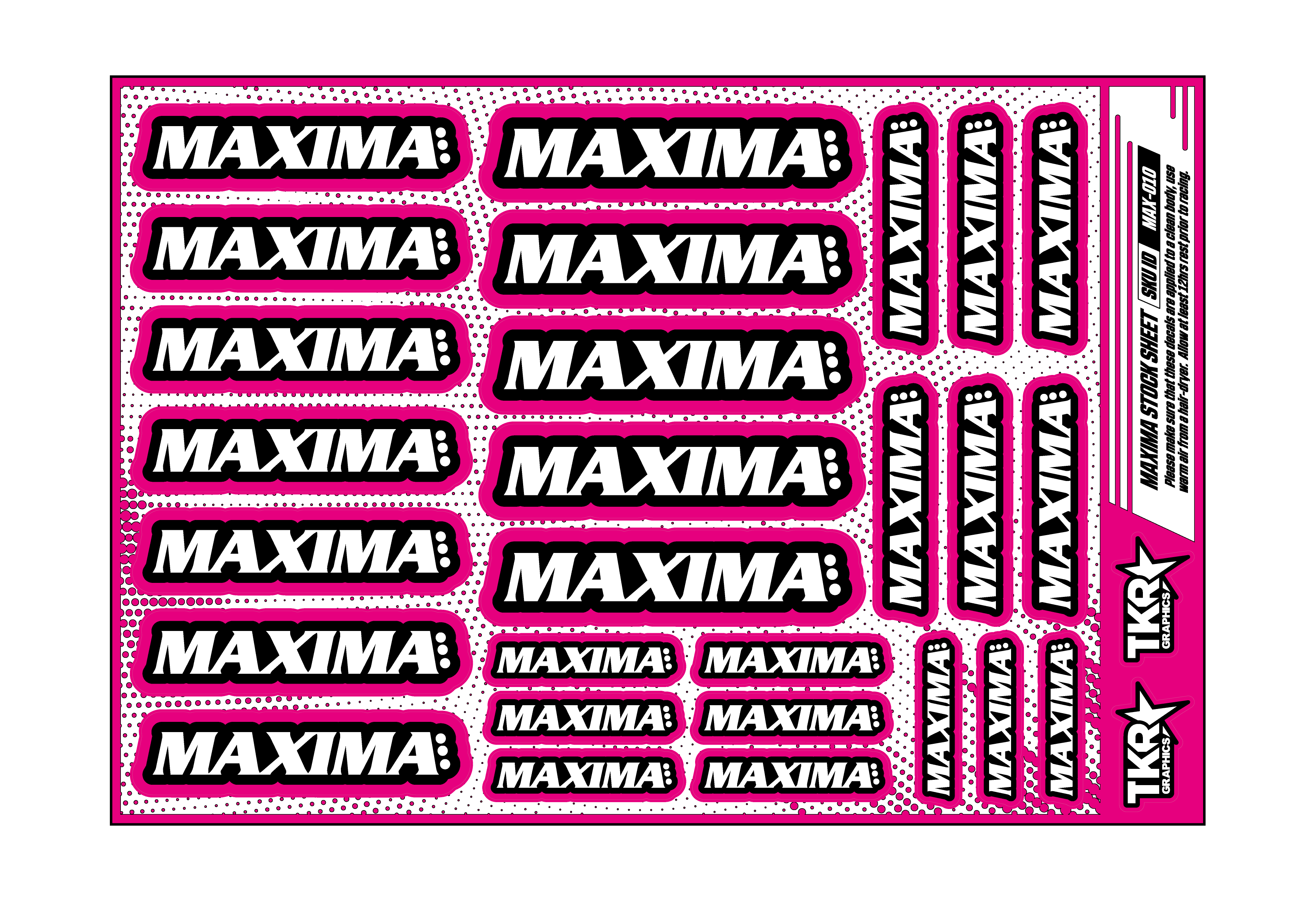 MAXIMA A5 STOCK SHEET