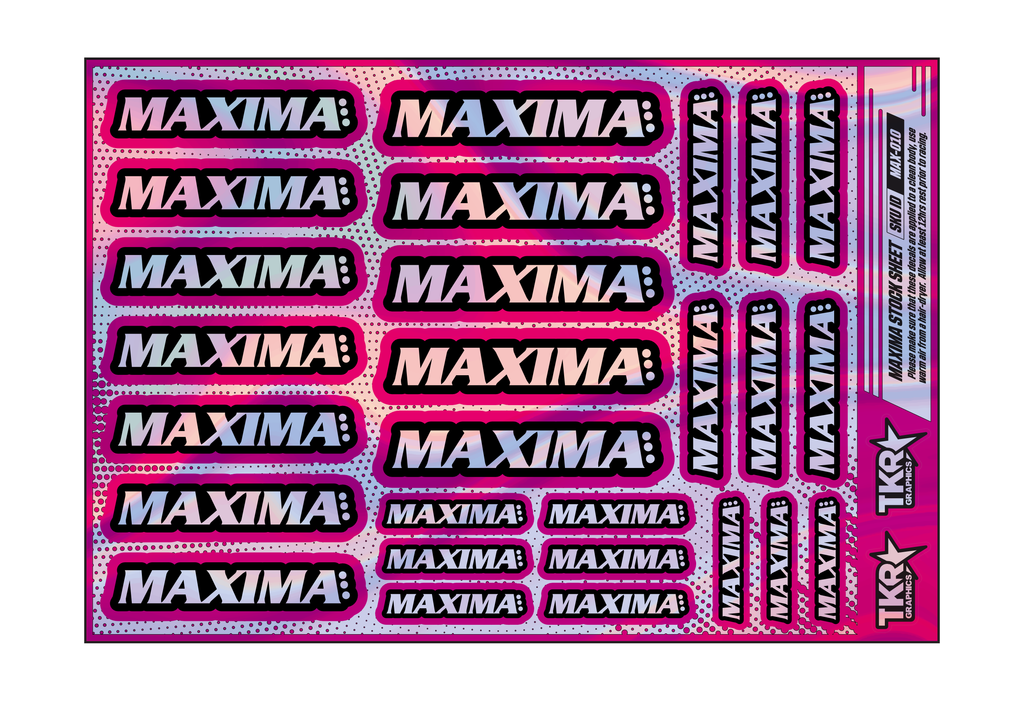 HOLOGRAPHIC MAXIMA A5 STOCK SHEET