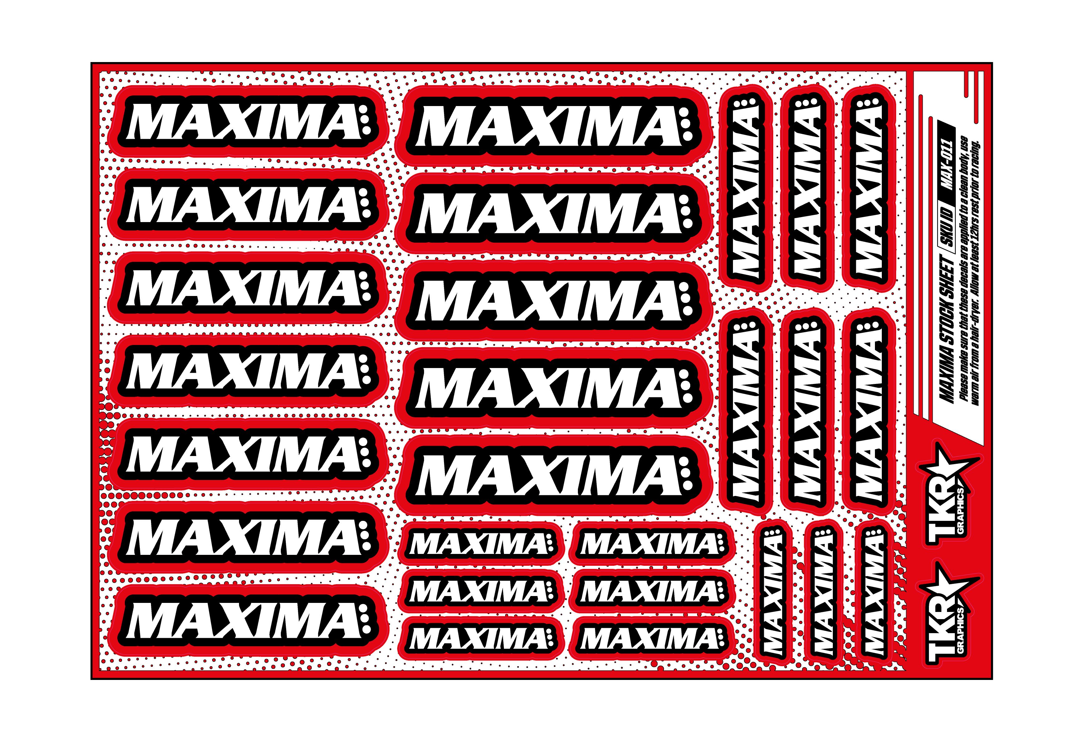 MAXIMA A5 STOCK SHEET