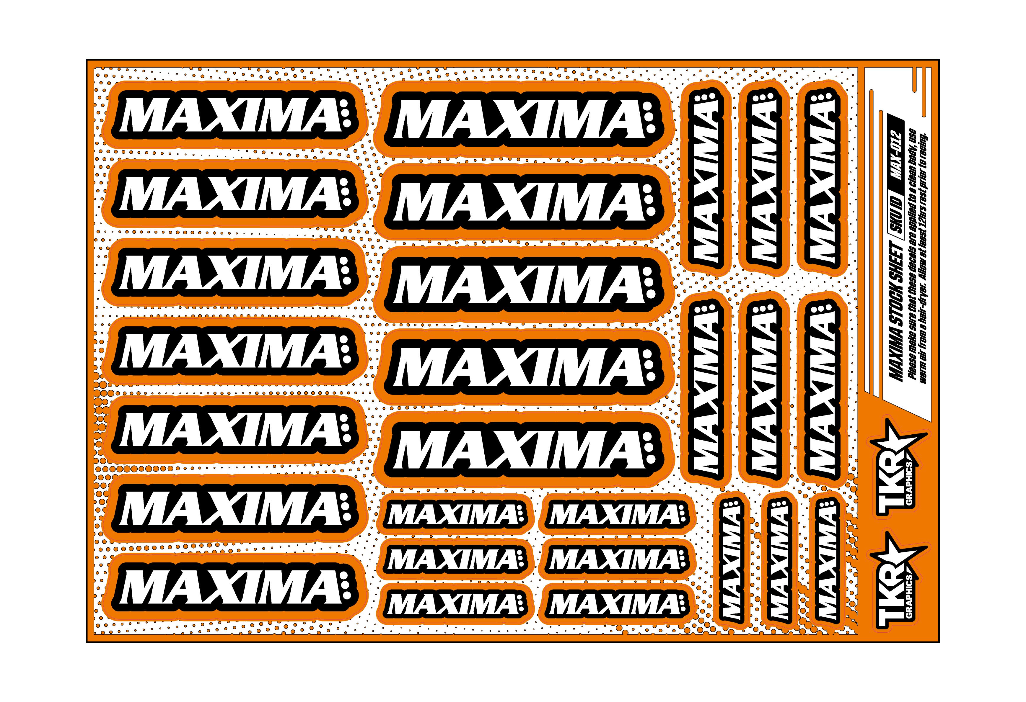 MAXIMA A5 STOCK SHEET