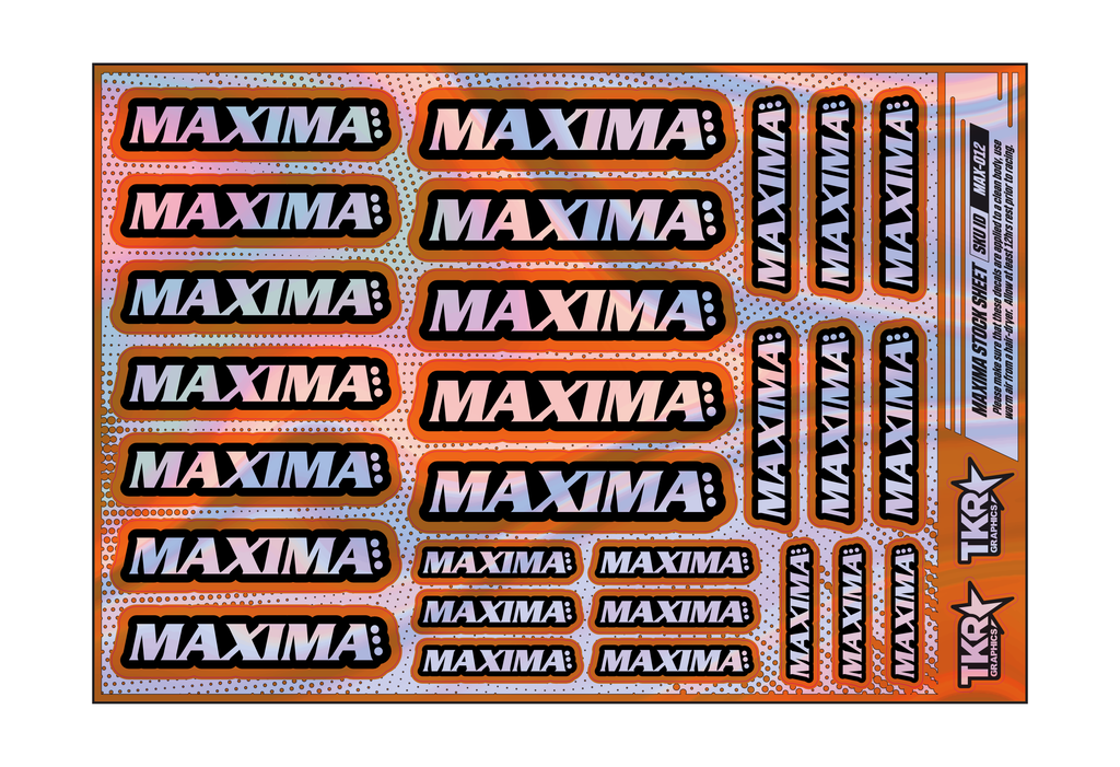 HOLOGRAPHIC MAXIMA A5 STOCK SHEET