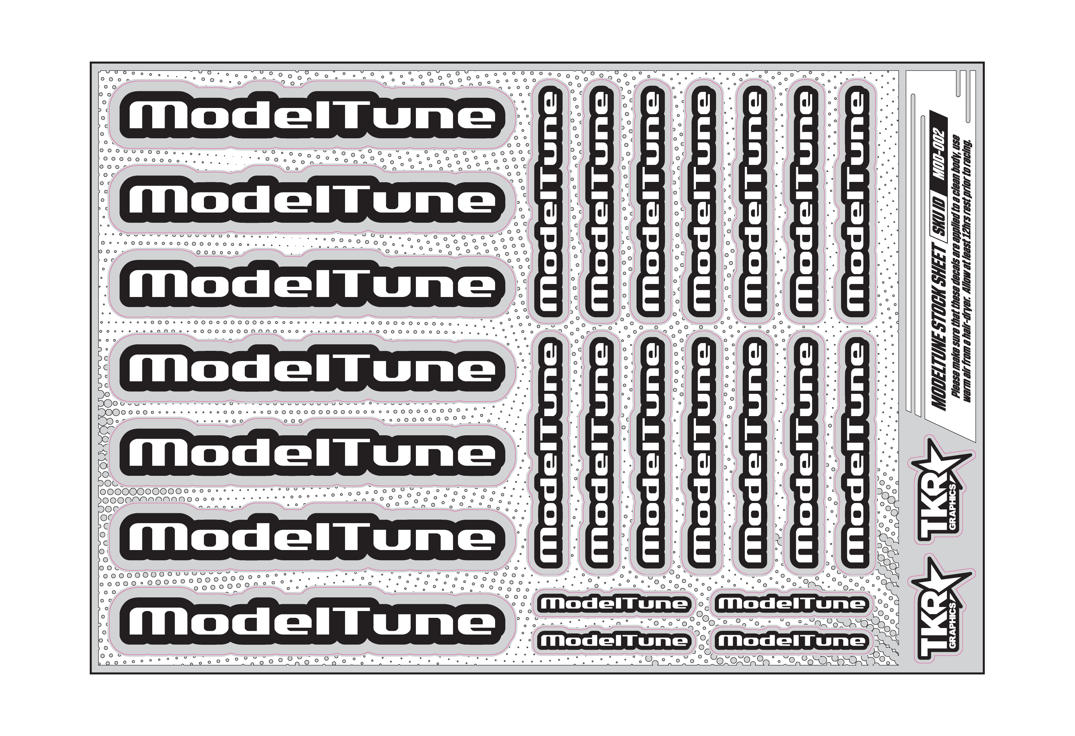 MODELTUNE A5 STOCK SHEET