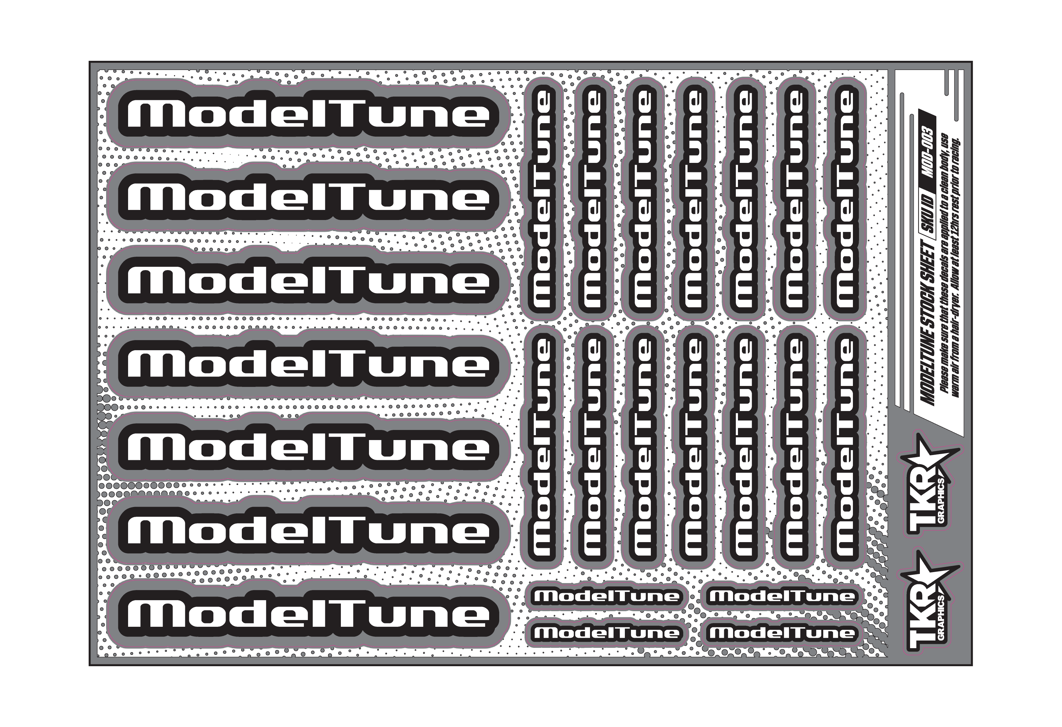 MODELTUNE A5 STOCK SHEET