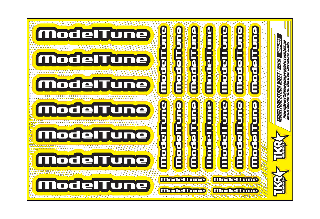 MODELTUNE A5 STOCK SHEET