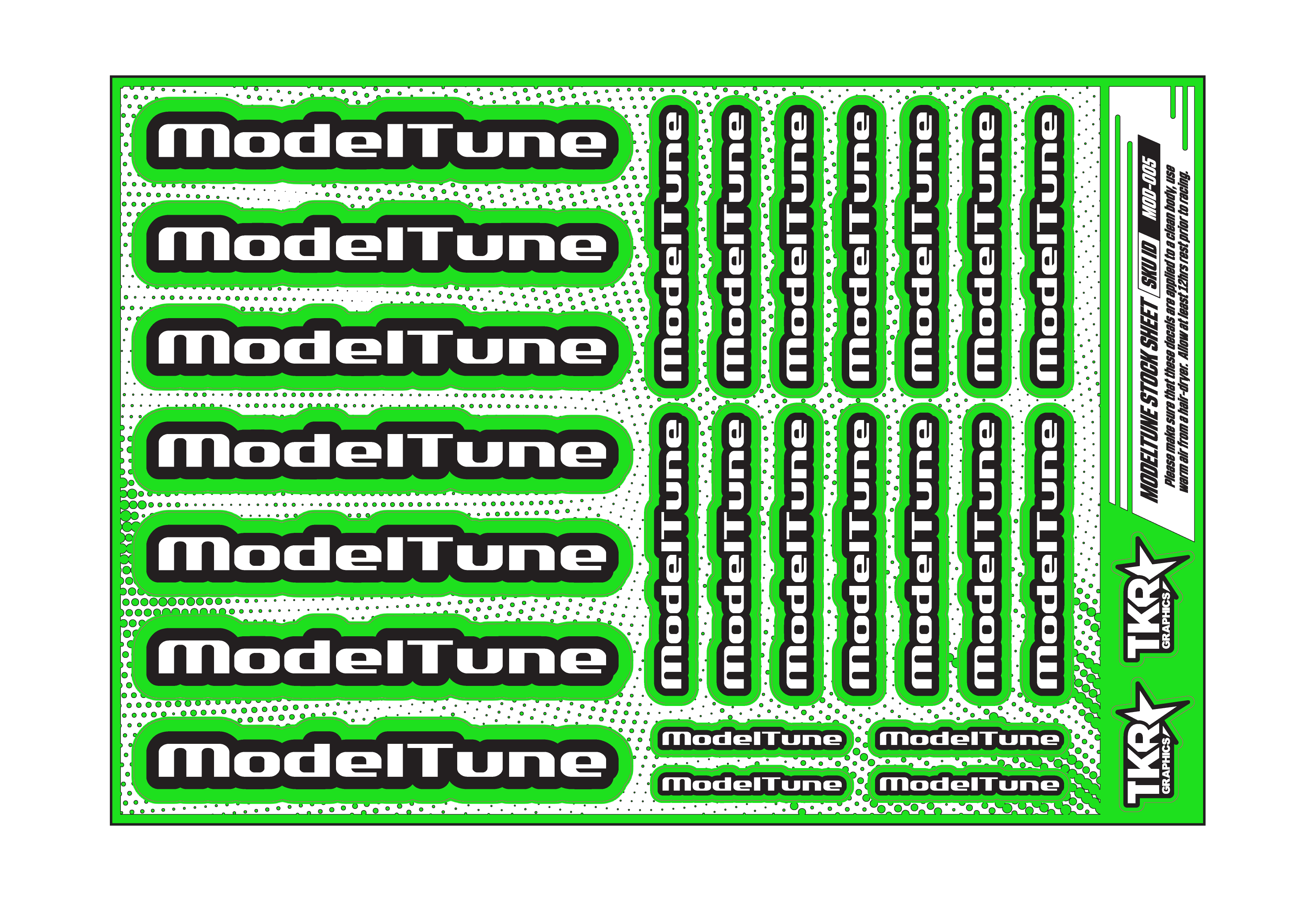 MODELTUNE A5 STOCK SHEET