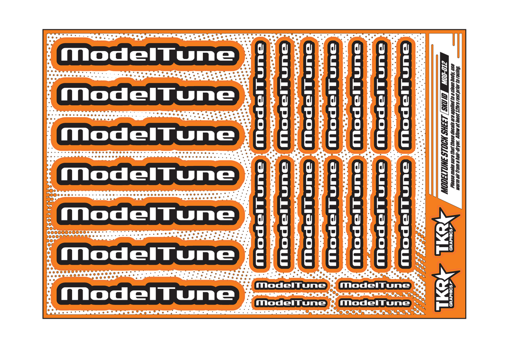 MODELTUNE A5 STOCK SHEET